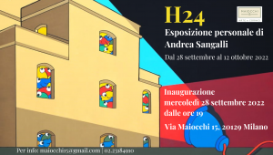 H24. esposizione personale di andrea sangalli